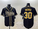 Men's Pittsburgh Pirates #30 Paul Skenes Black Cool Base Stitched Jersey,baseball caps,new era cap wholesale,wholesale hats